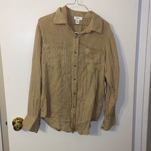 Linen button up